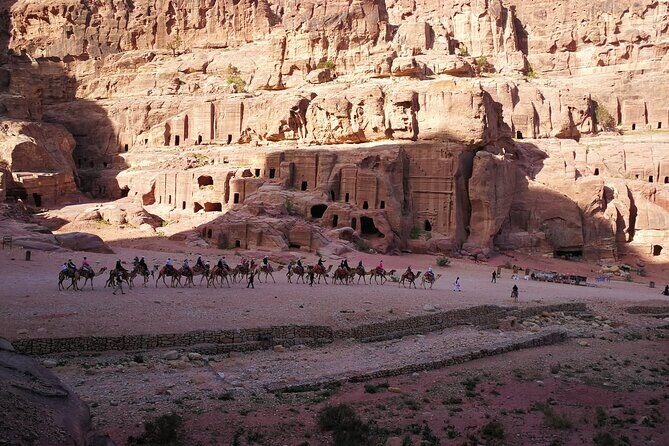 3-hour Private Guided Tour In Petra with hotel pick up. - Panoramic theater views after the uphill hike