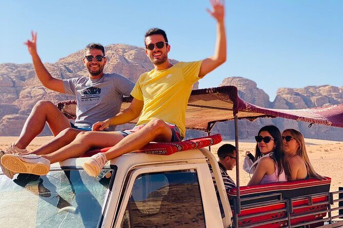 4 Hour Jeep Tour (morning or sunset) - Wadi Rum Desert Highlights - Khazali Canyon (Jebel Khazali): inscriptions and caravan traces