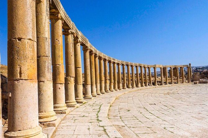 Amman/ Ajlun/ Jerash/ Amman - Jerash Ruins the right way: from Oval Plaza to colonnaded streets
