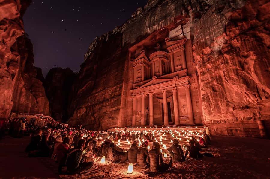 Amman: Petra by Night Tour with Optional Day Visit - Al-Siq at night vs. Al-Siq in daylight: timing changes the whole site