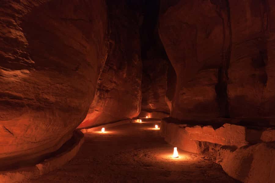 Amman: Petra by Night Tour with Optional Day Visit - Petra Light Festival: how it fits if you choose the add-on