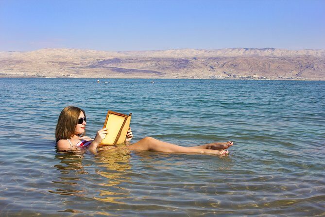Day Tour Bethany Baptism Jordan River Site & Dead Sea from Amman - The Dead Sea Float: Salt, Minerals, and the Famous No-Fish Fact
