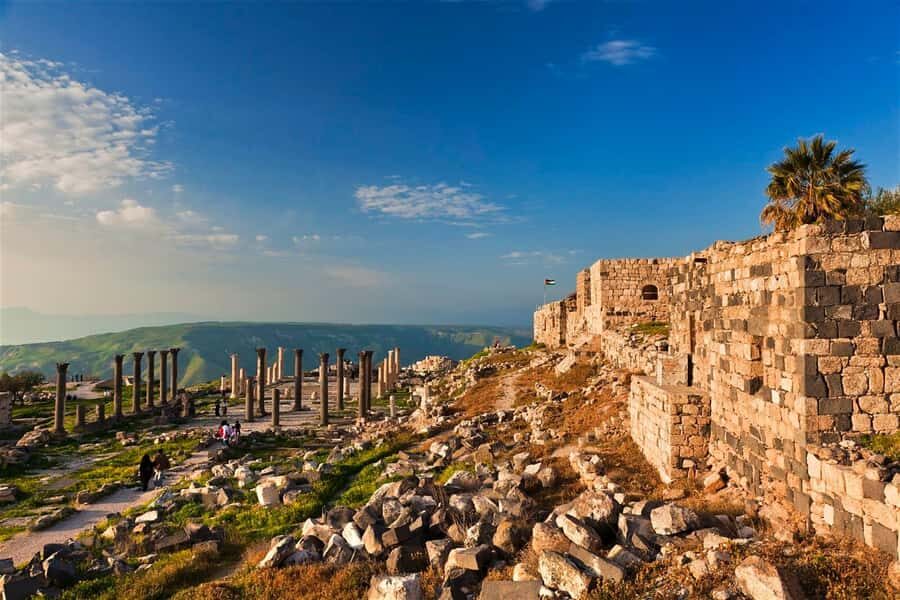 From Amman: Jerash, Ajloun Castle or Umm Qais Private Tour - Umm Qais (Gadara): Decapolis ruins and border-spanning views