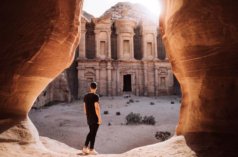 From Amman: Petra, Wadi Rum and Dead Sea 3-Day Tour - Day 1: From Amman Pickup to Mount Nebo, Madaba Churches, Petra Prep