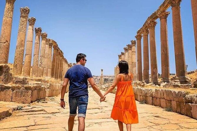 From Amman :Private day tour to Jerash and Ajloun - Jerash ruins: Oval Plaza, Temple of Artemis, and Roman Theatre
