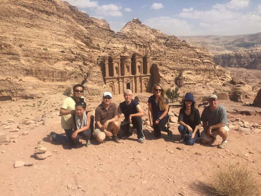 From Amman: Private Day Trip to Petra with Pickup - The Monastery climb: the reward is the work