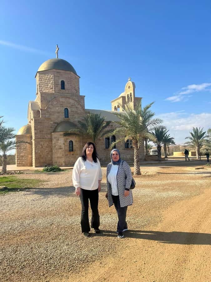 From Amman:Full day Madaba, Mount Nebo and Baptism Site Tour - Madaba mosaics and St. George’s Church: seeing Jordan in 6th-century stone