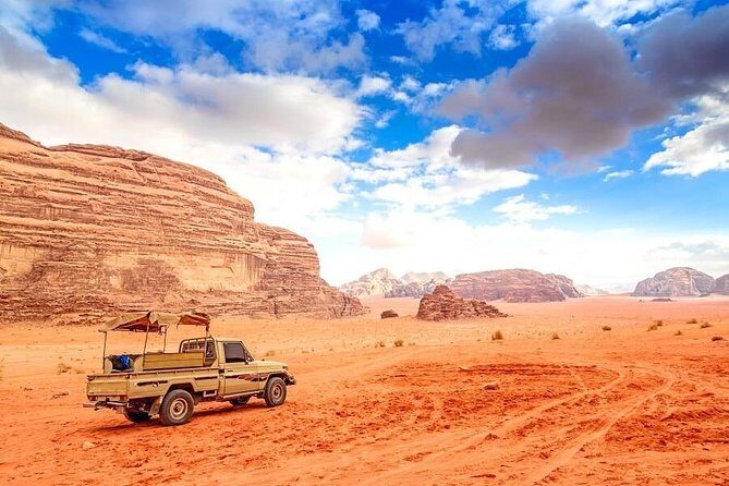 From Petra to Wadi Rum, then back to Amman or the airport. - Optional desert add-ons: camel ride and Bedouin camp tea