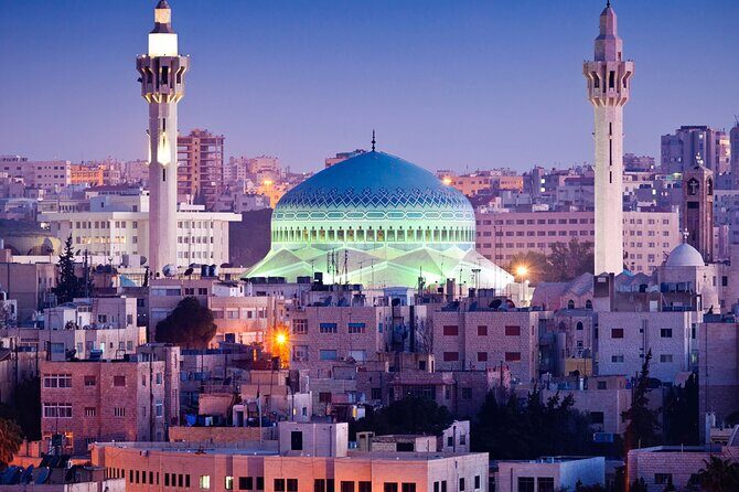 Full Day Amman Private Luxury City Tour - King Abdullah Mosque: the blue dome plus the inside details