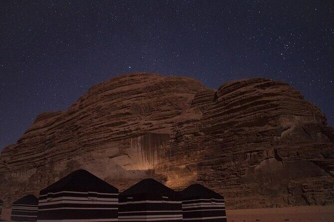 Full Day Jeep Tour and Overnight in Bedouin Camp with Meal - Outdoor Bedouin Lunch: Food With a View (and Less Hurry)