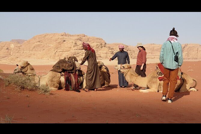 Full Day Jeep Tour and Overnight in Wadi Rum - First Stop: Wadi Rum Village to Lawrence’s Spring (Ain Abu Aineh)