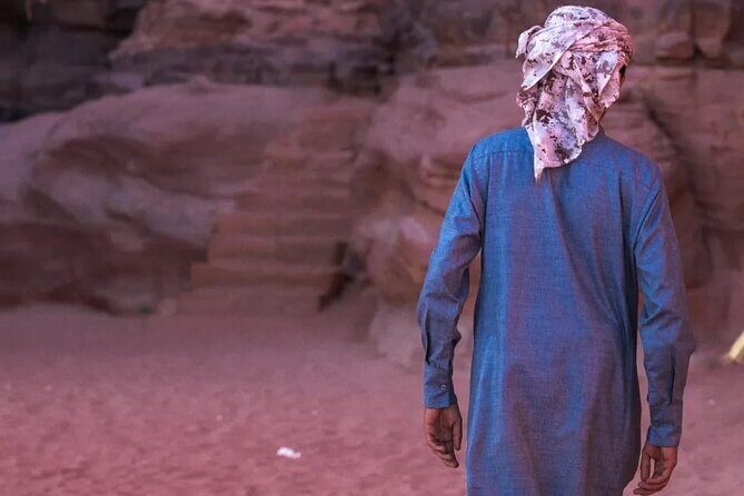 Full-Day Jeep Tour in Wadi Rum with Overnight Stay - Um Frouth: big views, careful steps (no safety ropes)