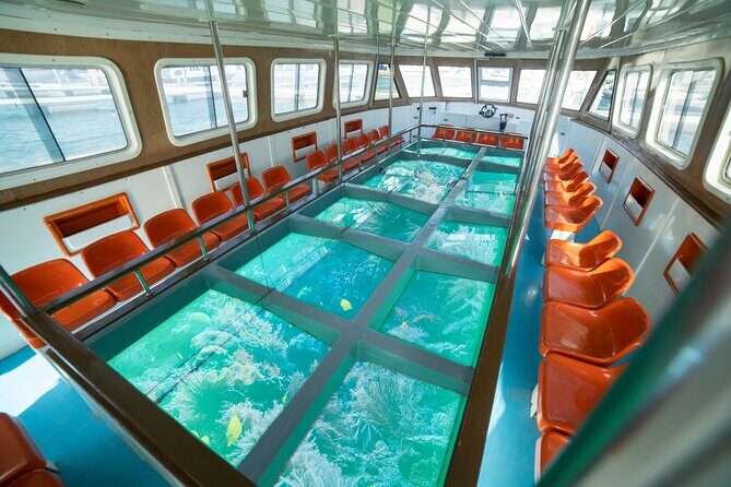Glass-Bottom Boat 2-hours Tour and Coral-Reef Viewing from Aqaba - Ayla Marina Village to Red Sea views at 5:00 pm