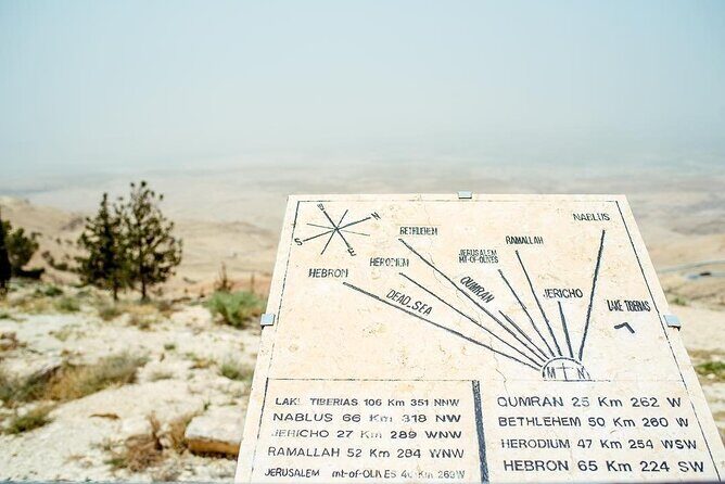 One Day Tour Madaba, Mt. Nebo, Baptism Site and Ma'in Hot Springs - St. George’s Church in Madaba and the Holy Land mosaic map
