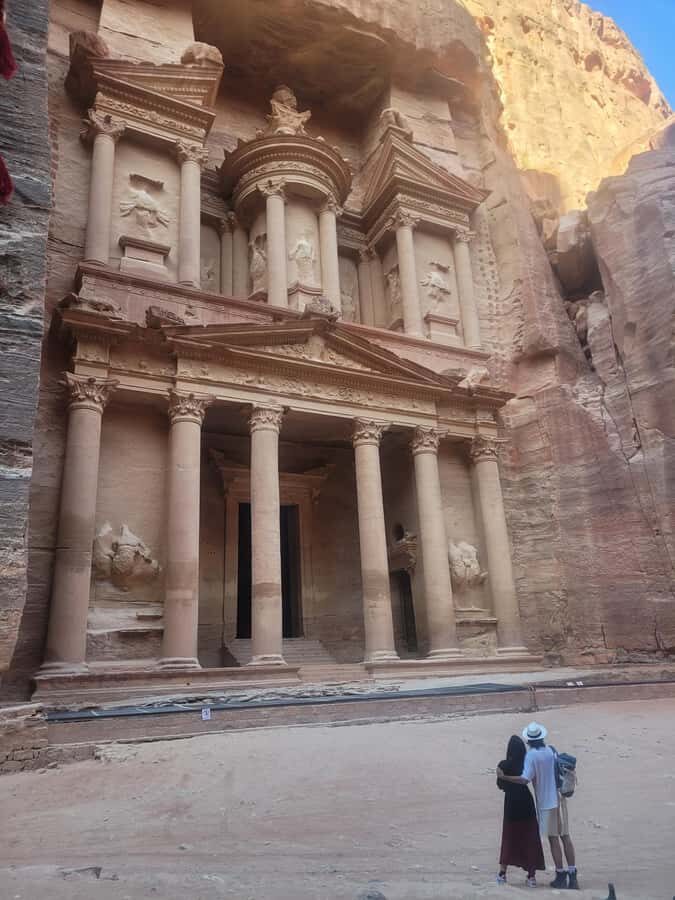 Private 3-Hour Guided Tour of Petra with Hotel Pickup . - Climbing Up to the Theater: Big Views and Real Physical Effort