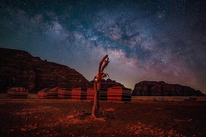 Wadi Rum: Explorer Jeep Tour PASS + Local Food + Optional Stay - Um Sabatah Sunset: Tea Over Fire + Recline Time