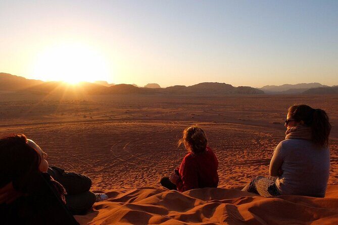 Wadi Rum Full Day Jeep Tour + Overnight in Bedouin Camp & Dinner - Sunset Viewpoint With Sweet Tea Over Fire: Why Nighttime Here Hits Different